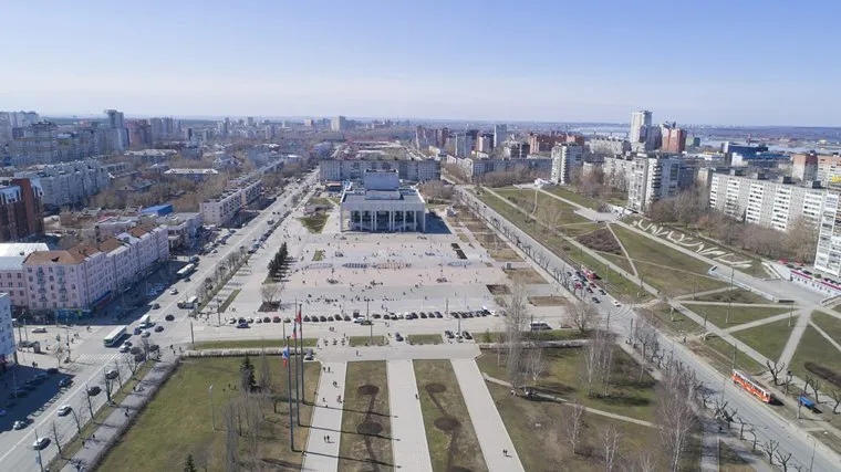 Пермь. Городские пейзажи, город пермь, эспланада