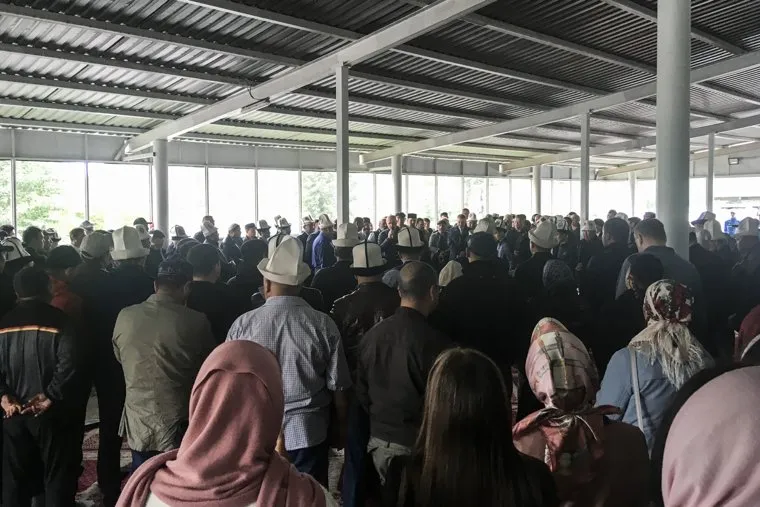 Прощание с Камчыбеком Каримовым. Екатеринбург