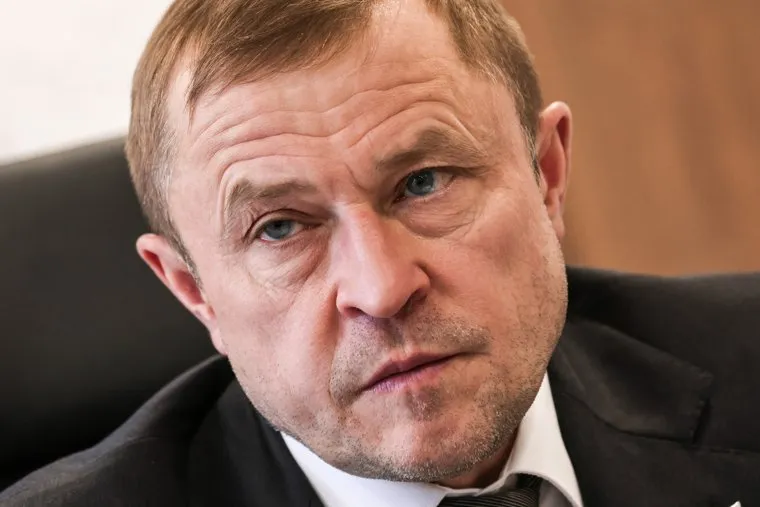 Александр Калинин во время интервью. Москва