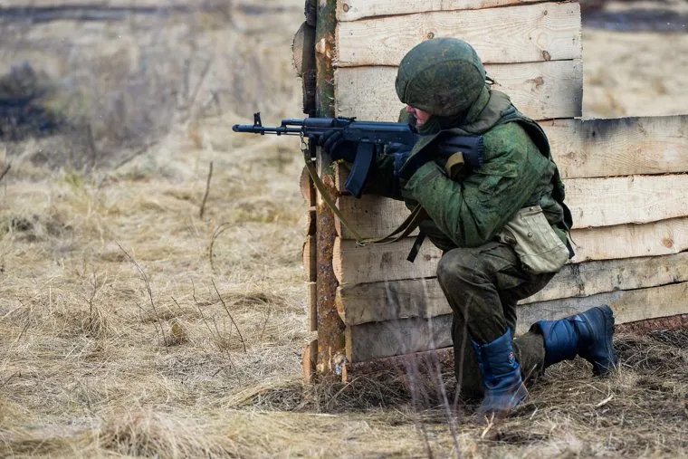 Боевое слаживание мобилизованных на Чебаркульском полигоне ЦВО. Челябинская область