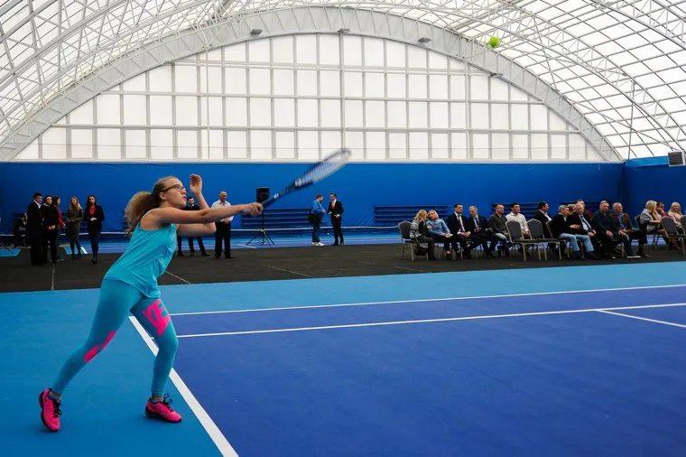 Открытие бесплатного теннисного корта «Жемчужина». Челябинск, теннисный корт, спорт, теннис, игра