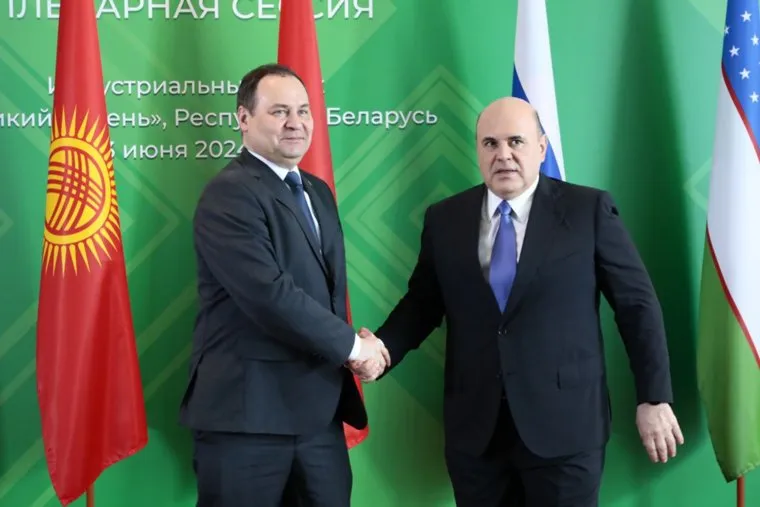 Выставка «Белагро-2024» Мишустин прибыл в Минск с визитом 03.06.2024. Минск