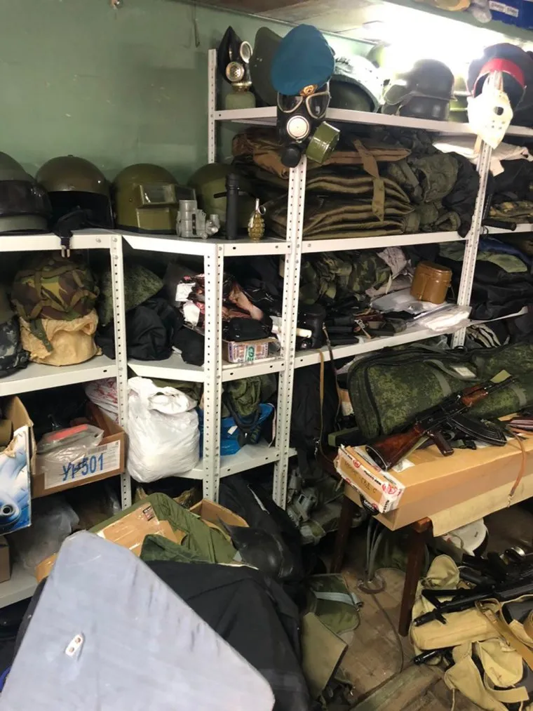 Конфискованные бронежилеты. Екатеринбург