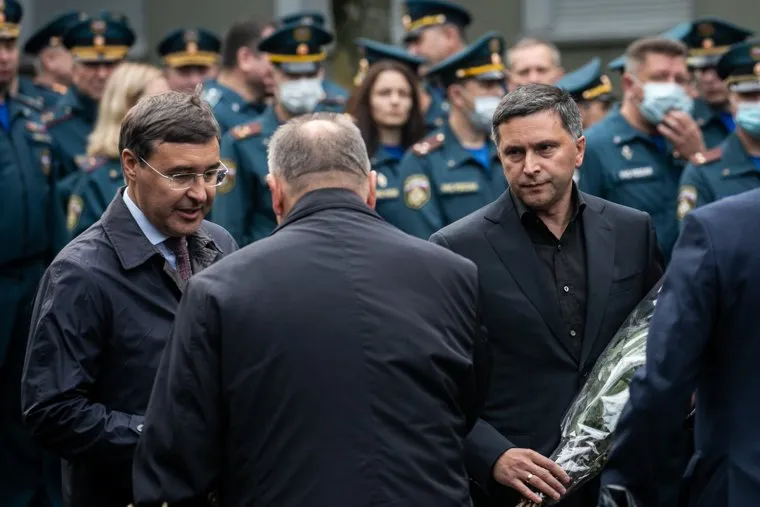 Прощание с Евгением Зиничевым. Москва