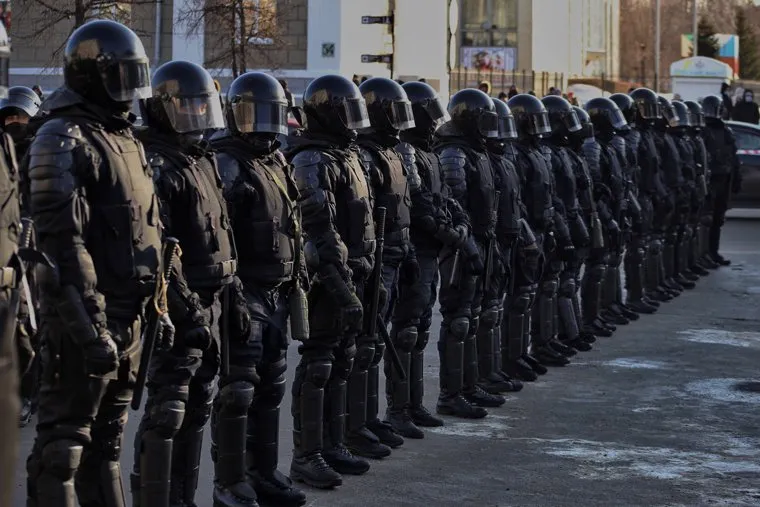 Несанкционированная акция в поддержку Алексея Навального. Курган