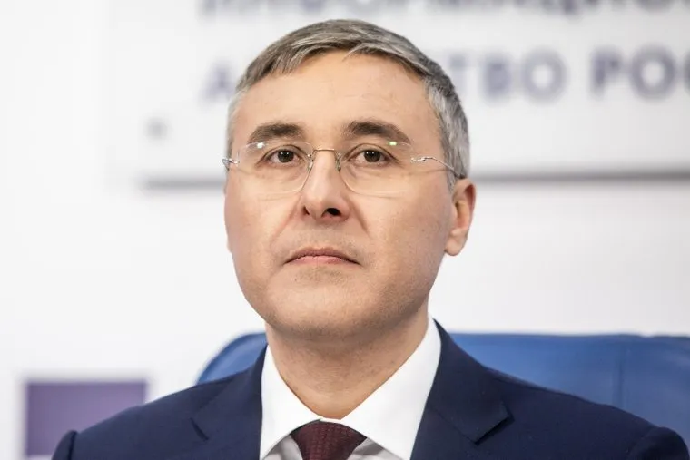 Пресс-конференции в ТАСС министра образования Российской Федерации Валерия Фалькова. Москва