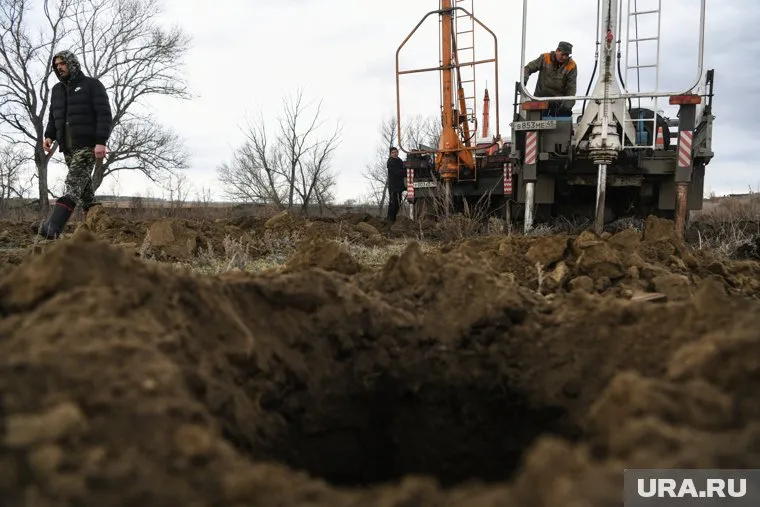В двух округах области и в Кургане пробурили несколько тысяч скважин