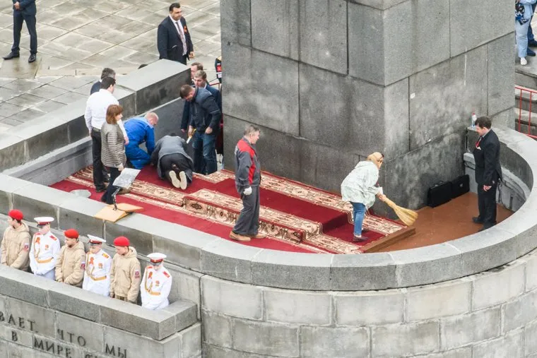 Парад Победы и акция "Бессмертный полк". Екатеринбург