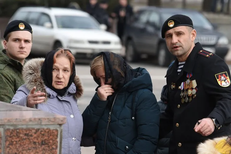 Прощание с Владимиром Жогой ДНР. Донецк