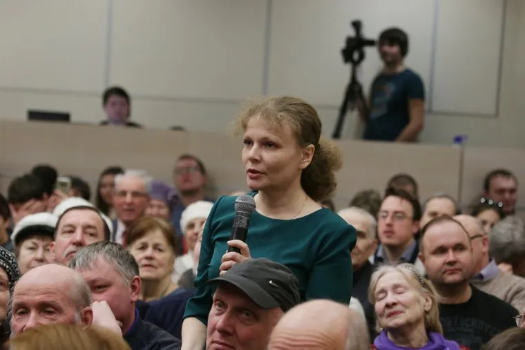 Григорий Явлинский на встрече с избирателями. Пермь