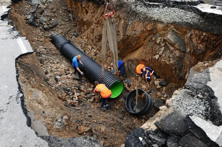 ЖКХ. Теплотрасса. Яма. Челябинск.