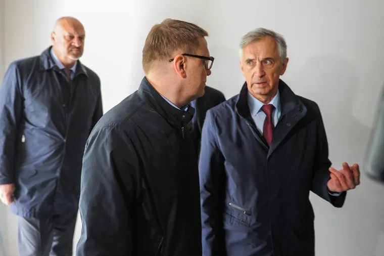 Рабочая поездка Текслера по недостроенным домам. Челябинск