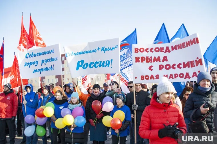Годовщину присоединения Крыма отметили в столице Ямала