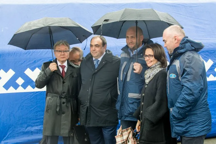 Открытие надымского моста: Кобылкин, Комарова, Якушев, Владимиров, Холманских и Маслов, ким александр, ситников алексей