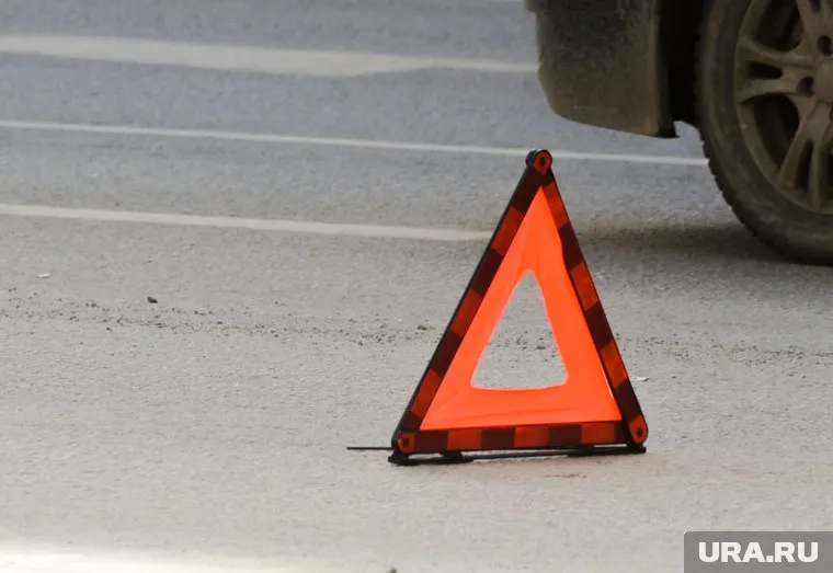 Авария случилась на выезде с заправочной станции