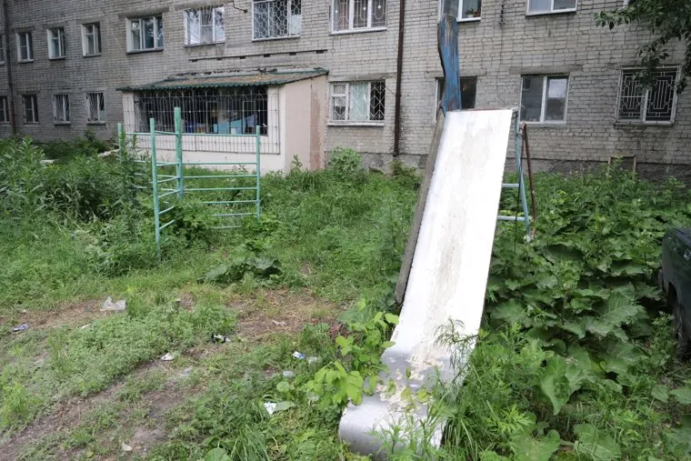 Старые общежития в Кургане