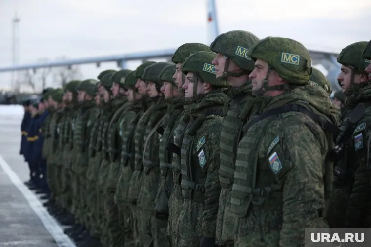 Военнослужащим была организована торжественная встреча