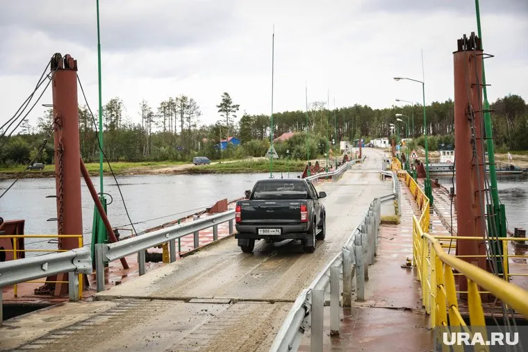 Та самая переправа через реку Лямин (архивное фото)
