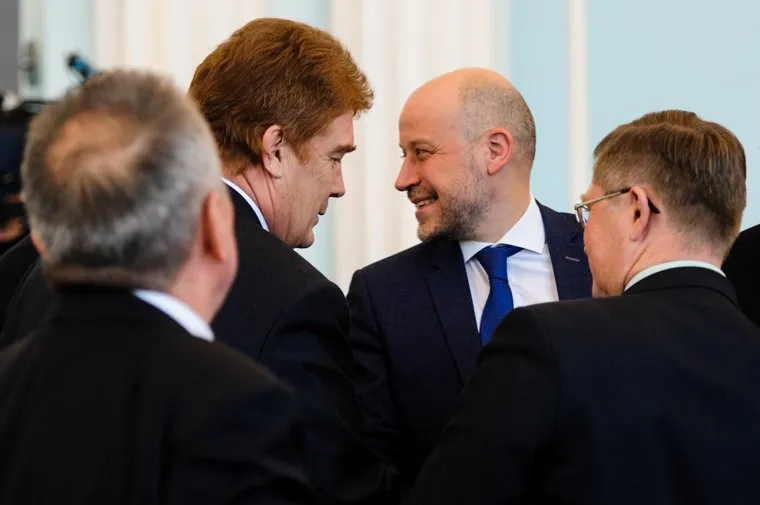 Представление врио губернатора Алексея Текслера полпредом Николаем Цукановым. Челябинск