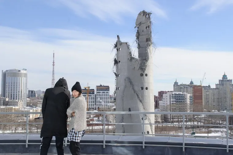 Снос недостроенной телевизионной башни. Екатеринбург, долгострой, развалины, руины, екатеринбург, недостроенная телебашня, снос телебашни