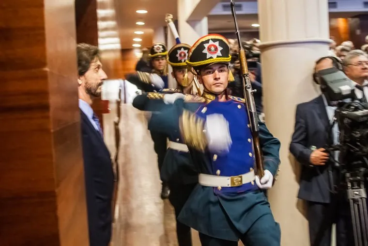 Торжественный прием губернатора Тюменской области в честь 70-летия Победы. Тюмень