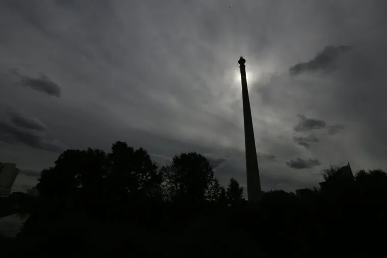 Прогулка по городу, телебашня