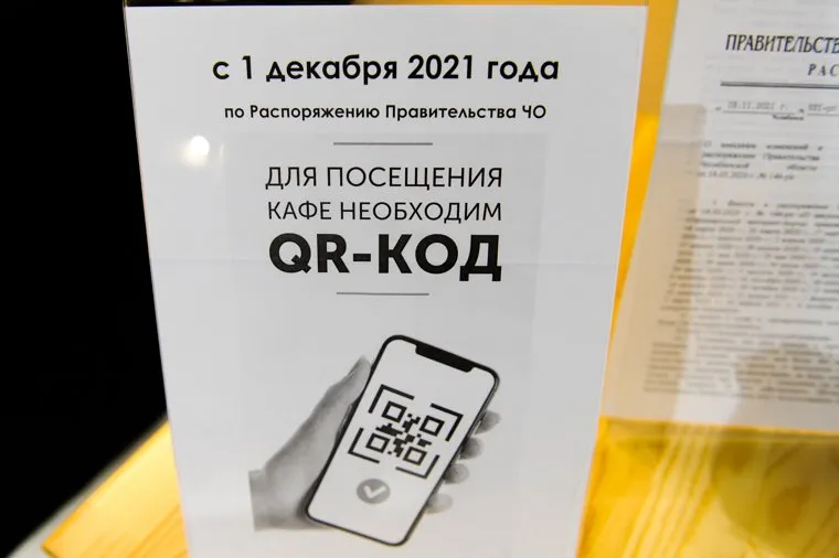 Проверка QR-кодов в кафе. Челябинск