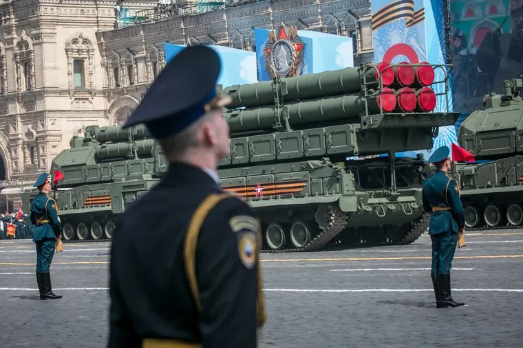 Генеральная репетиция парада на Красной площади. Москва