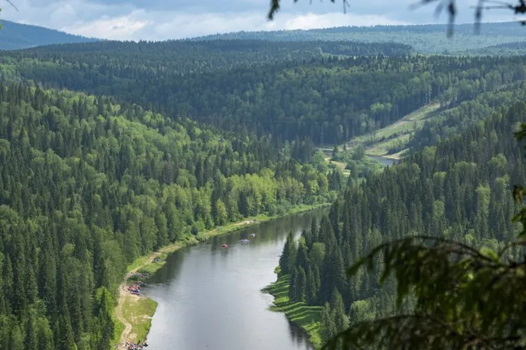 Памятник природы Усвиньские столбы. Пермь