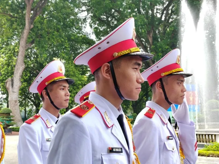 Церемония встречи Путина. Вьетнам