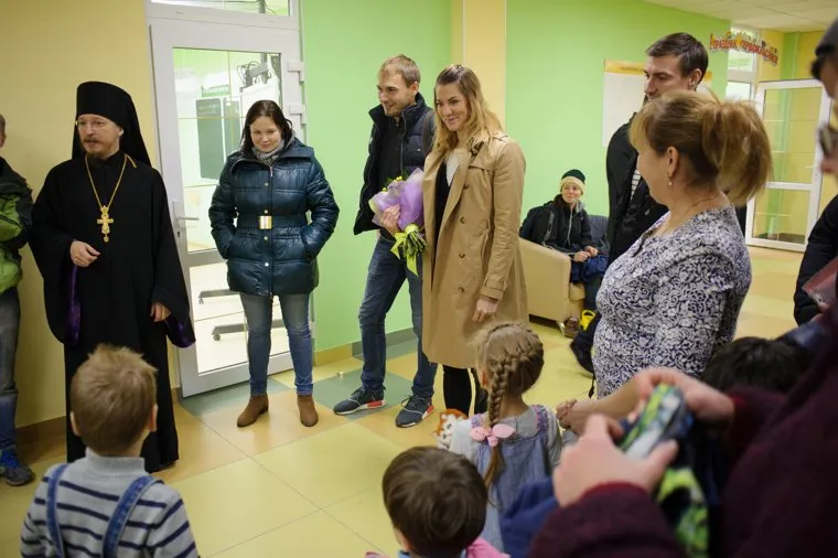Открытие детской площадки на территории Храма святого великомученника Пантелеймона. Екатеринбург