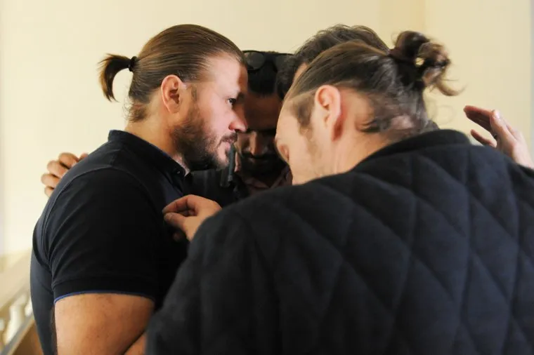 Начало чтения приговора Николаю Сандакову в суде Советского района. Челябинск, молитва, сандаков николай