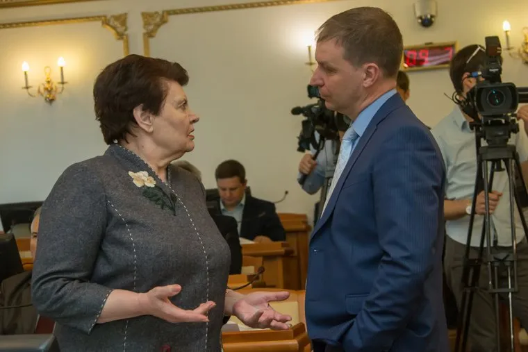 Совещание у губернатора Курганской области. Курган, новикова людмила, потапов андрей