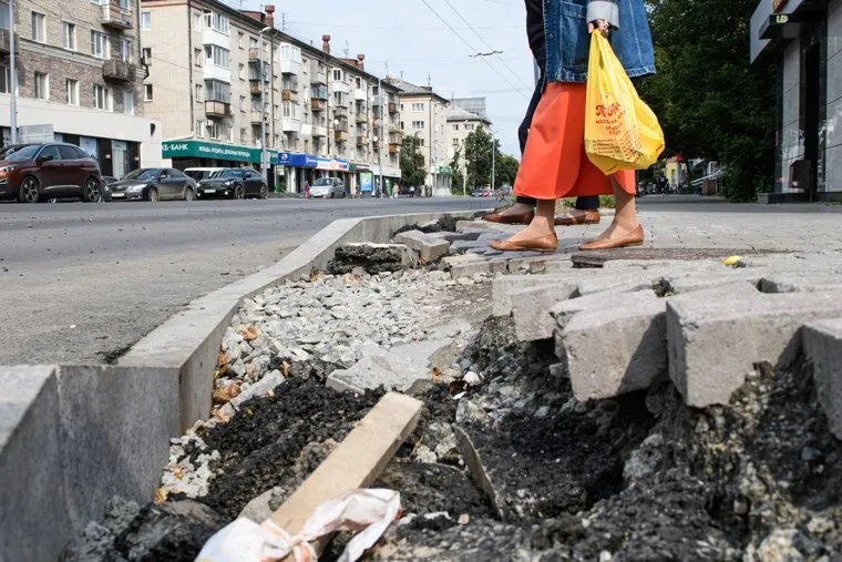 Ремонт дорог и тротуаров в Екатеринбурге