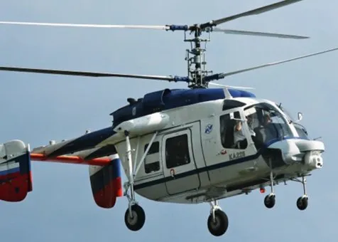 Частный вертолет упал в Дагестане