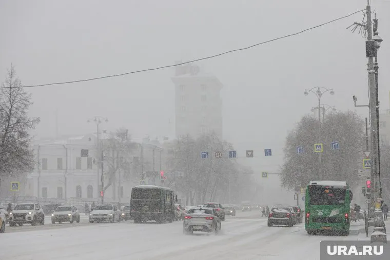 Жители Карпинска не поверили, что в городе выпал снег (фото из архива)