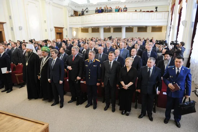 Послание губернатора Бориса Дубровского к депутатам Законодательного собрания Челябинской области. Челябинск, собрание депутатов