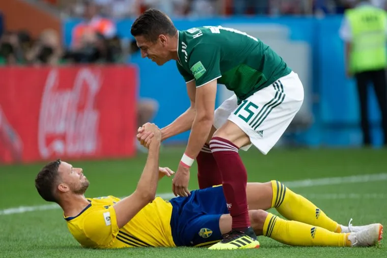 ЧМ-2018. 44 матч Чемпионата мира по футболу между сборными Швеции и Мексики. Екатеринбург