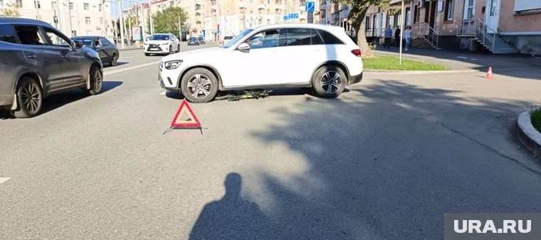 В Кургане юного велосипедиста сбила иномарка