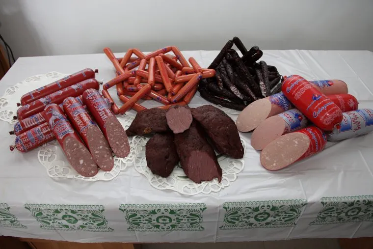 Клипарт. ЯНАО, колбаса, сосиски, деликатес, оленина