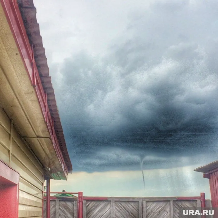 После разгула стихии в селе разрушений не было