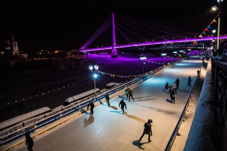 Ночные виды города 2. Тюмень