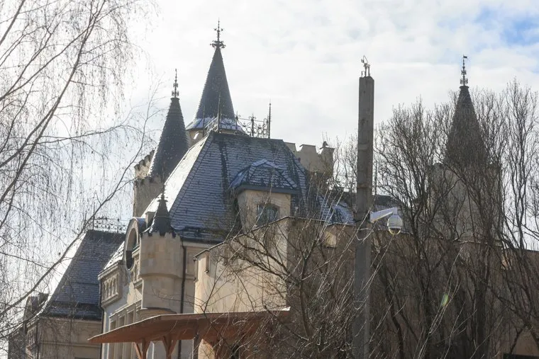 Замок Галкина* и Пугачевой остался без персонала и зарастает растениями 