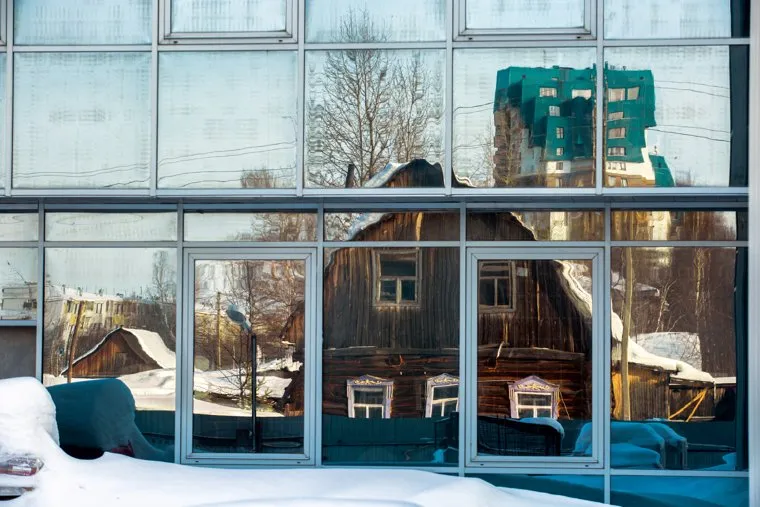 Виды города зимой. Сургут