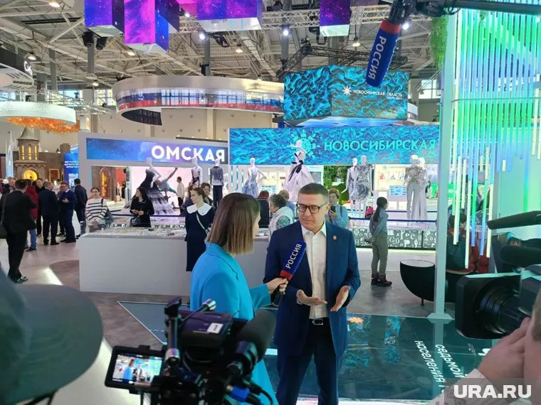 Алексей Текслер рассказал журналистке телеканала «Россия» о Челябинской области