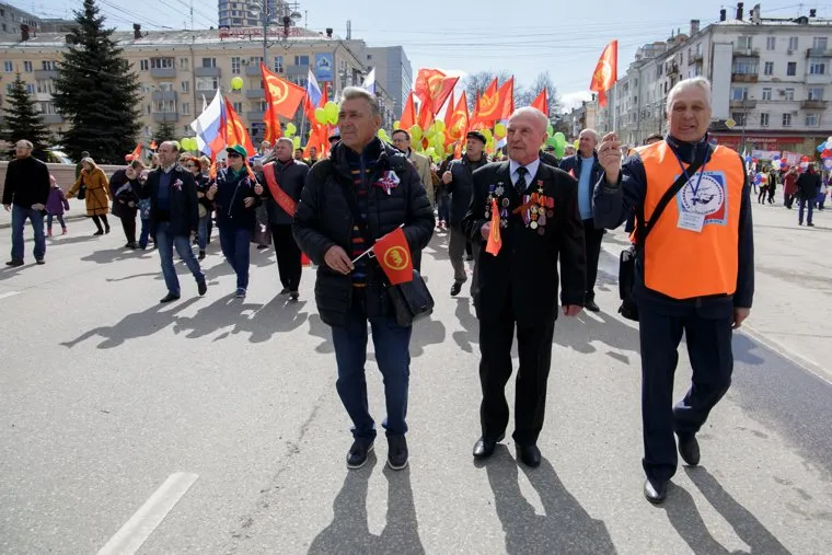Первомайская демонстрация. Пермь
