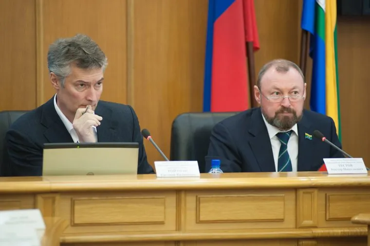 Первое заседание Екатеринбургской городской Думы, ройзман евгений, тестов виктор