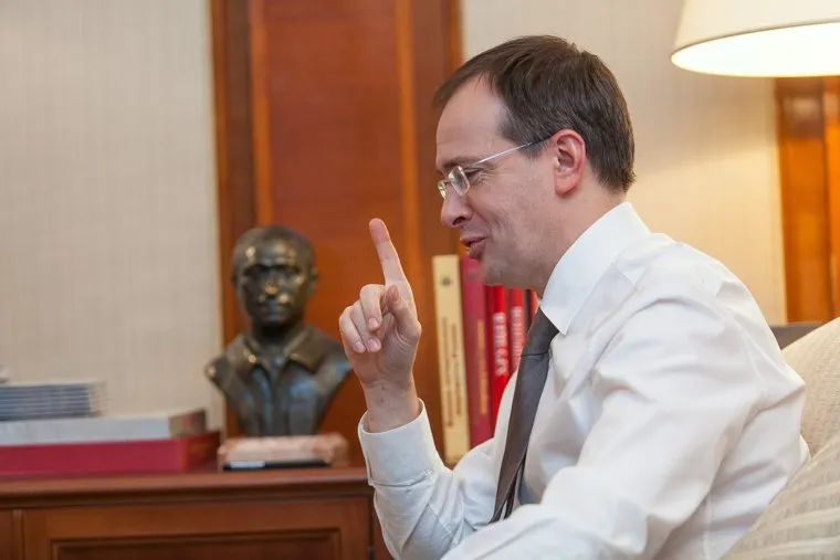 Интервью с министром культуры РФ Мединским В.Р. Москва, мединский владимир