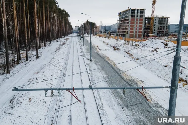 По новой трамвайной линии совершили уже две тестовых поездки. Открыть путь планируют весной