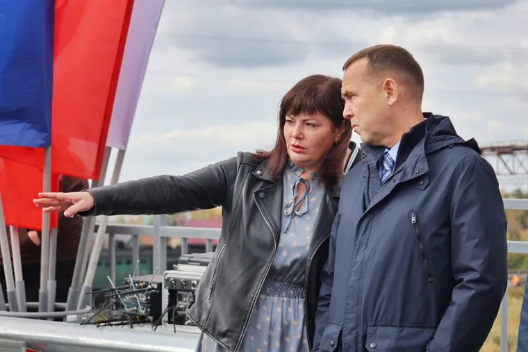 Открытие Чеховского моста. Курган